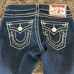 True Religion Joey Super T super stitch flare jean 25